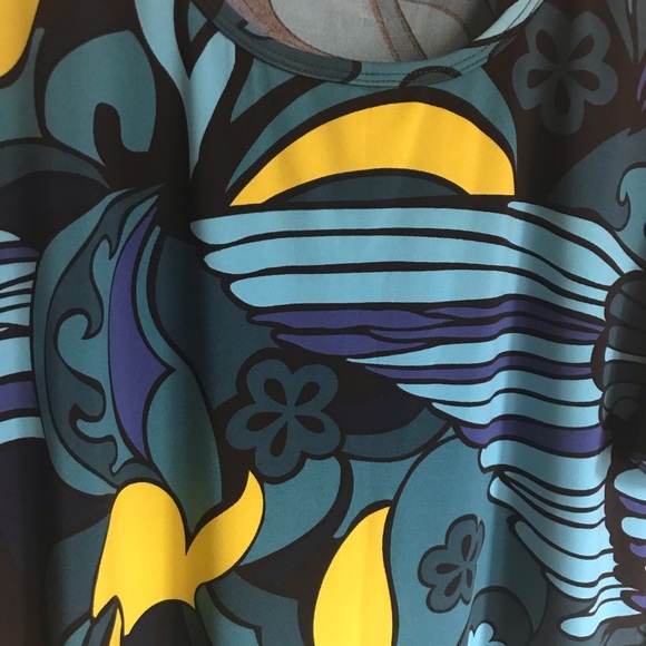 Trina Turk stretch shift dress in blue green, M - Picture 5 of 9